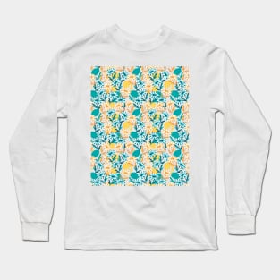 Summer Daisy Flower Pattern Long Sleeve T-Shirt